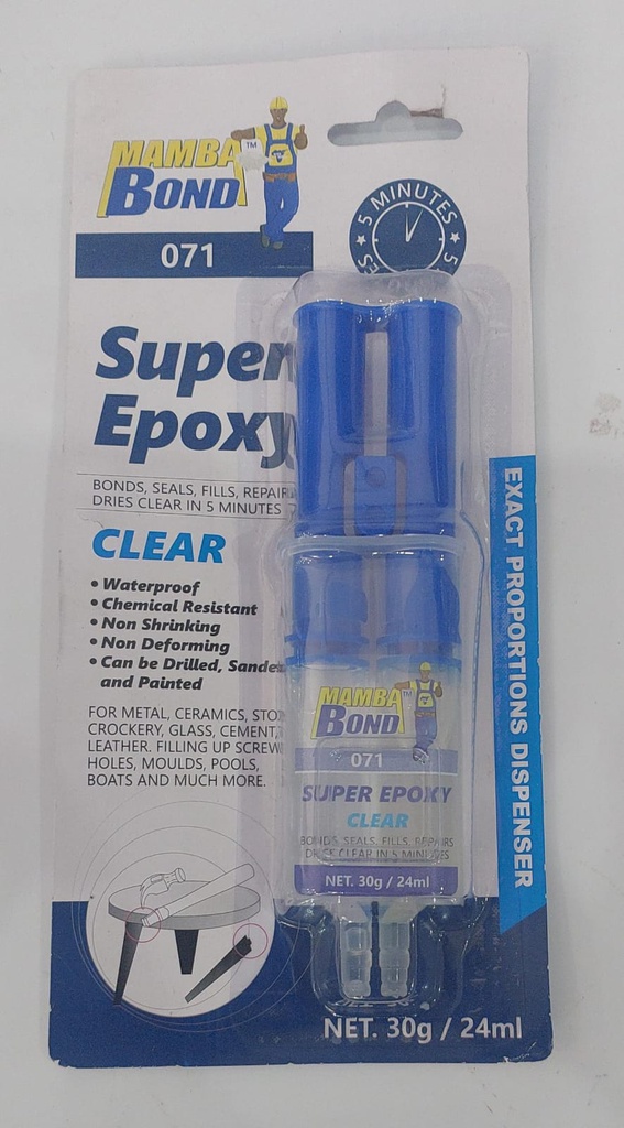 24ml Mamba Bond Super Epoxy Clear - 24ml
