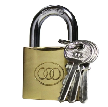 38mm Padlock Brass slotte