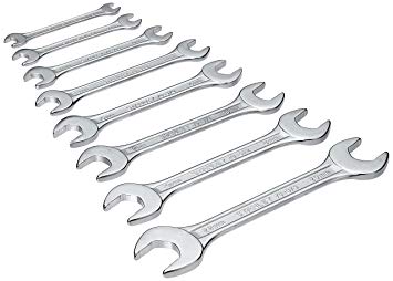 8Pce Double Open End Spanner Set - Sizes: 6x7, 8x9, 10x11, 12x13, 14x1and 16x17