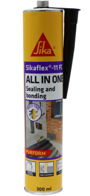 Black Silicone 300ml Sikaflex 11 FC